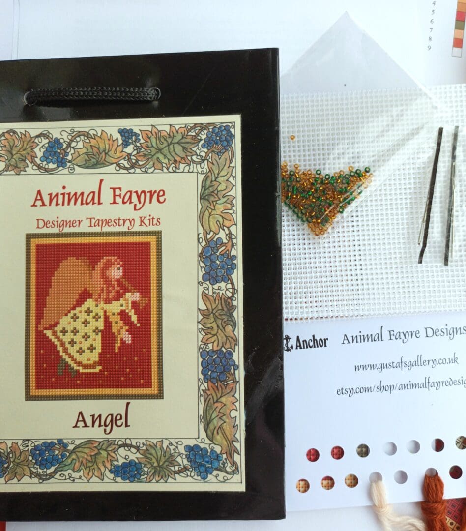 Angel Christmas Tapestry Kit Animal Fayre Designer Tapestry Kits 4