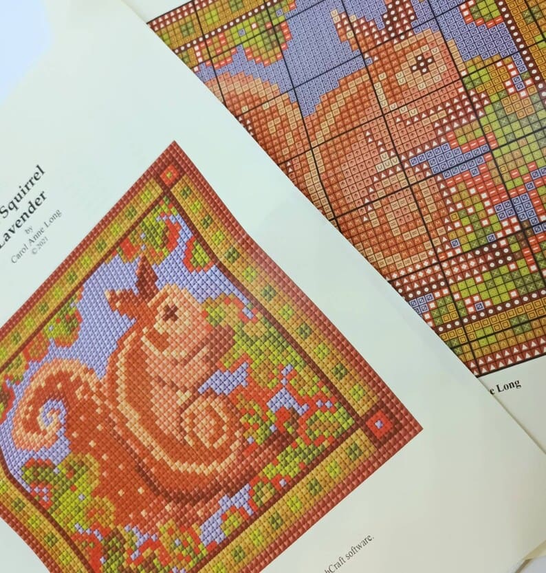 Red Squirrel Tapestry kit Animal Fayre Designer Tapestry Kits collection 3