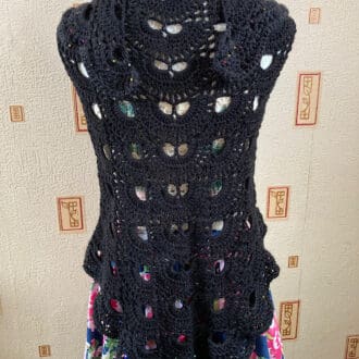 Black Sparkly Shawl