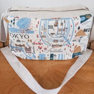 City Linen Travel Shoulder Bag