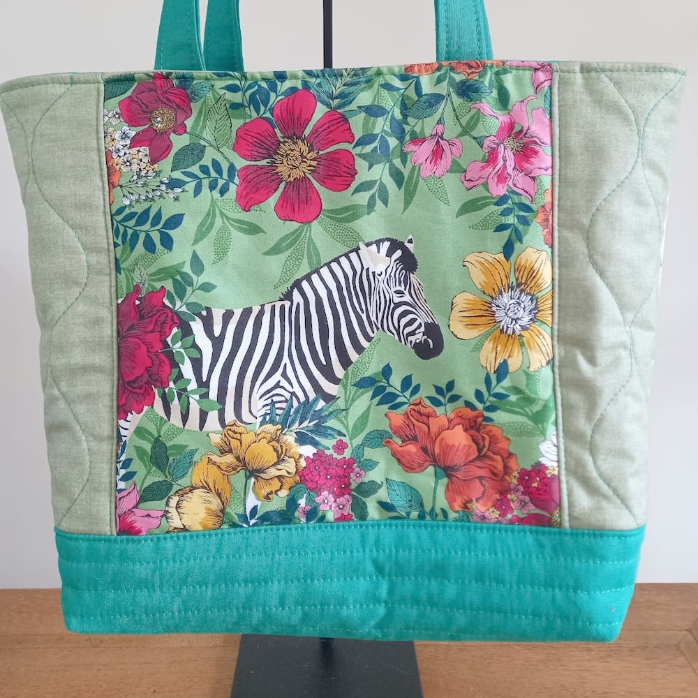 Zebra tote sale