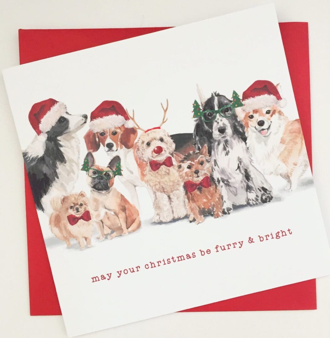 Dog Lover Christmas Card