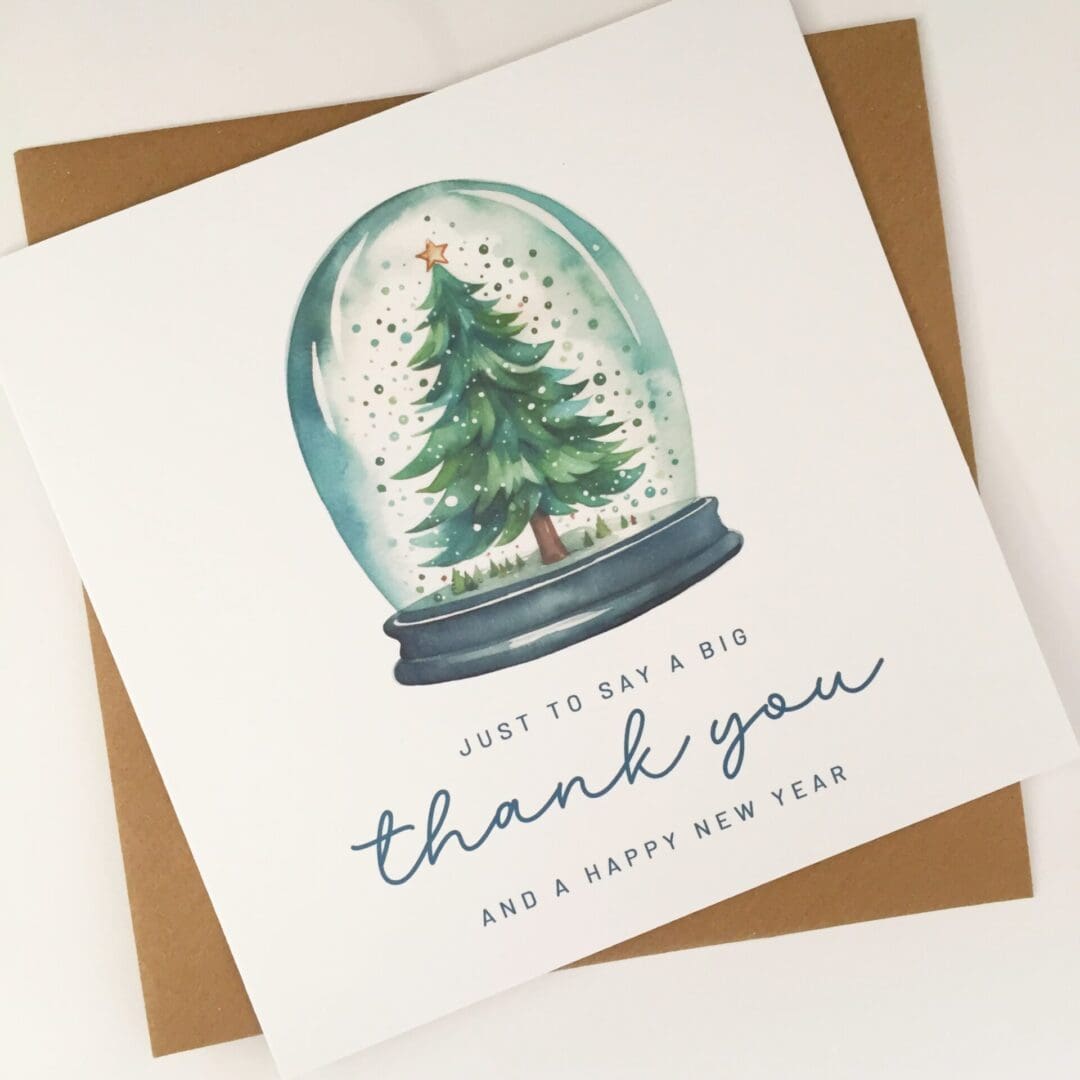 Christmas Thank You Card