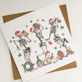 Skeleton Christmas Card