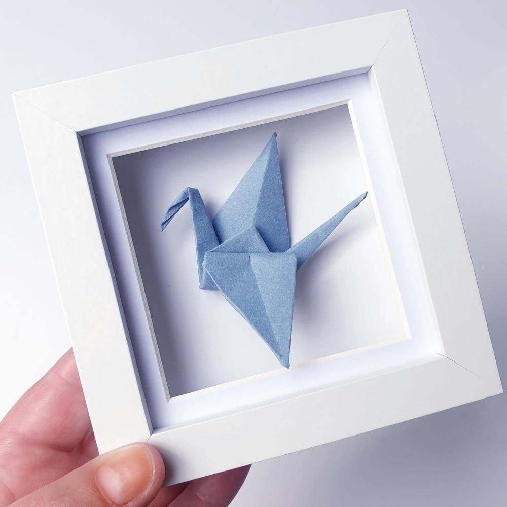 Japanese-origami-paper-crane-gift-good-luck-new-baby-boy-room-decor