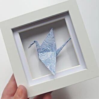 Japanese-origami-paper-crane-gift-good-luck-new-baby-boy-room-decor