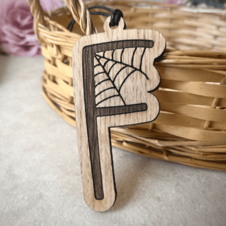 Personalised Halloween gift tag