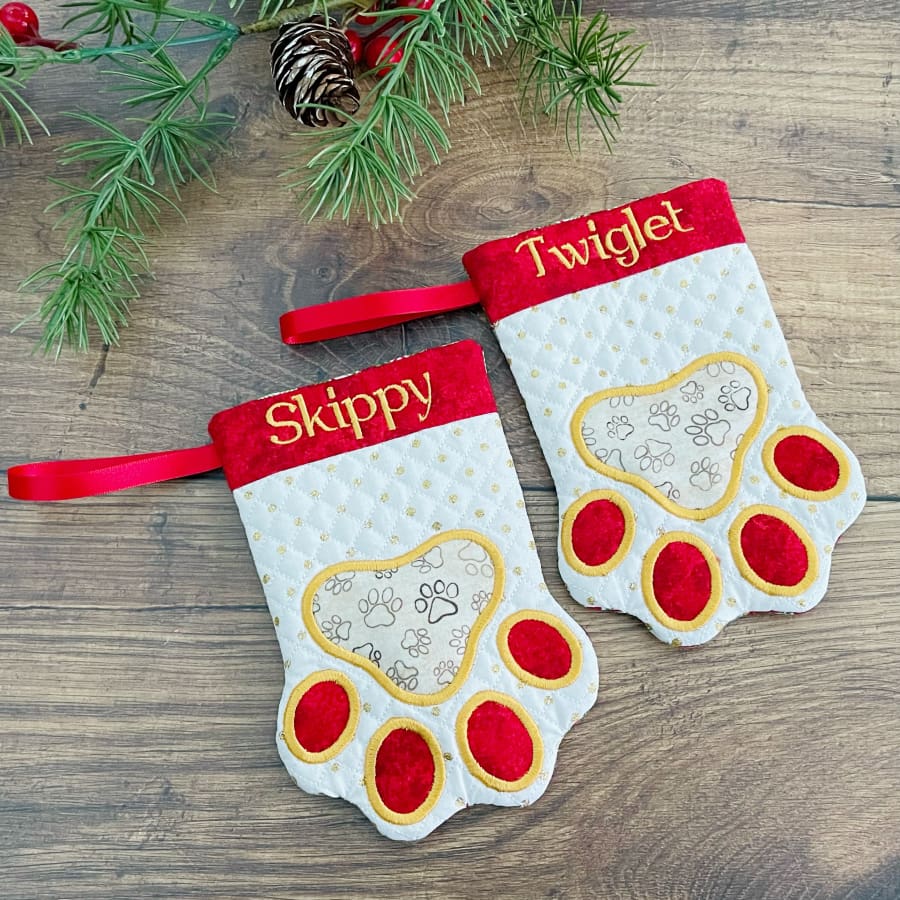 Personalised Pet Christmas Stocking Skippy