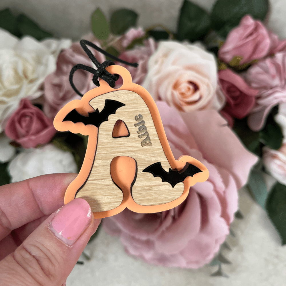 Personalised trick or treat tag