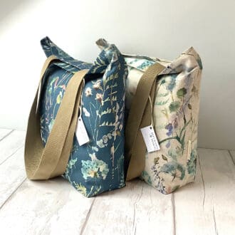 Teal or Plain Dandelion Tote Bag