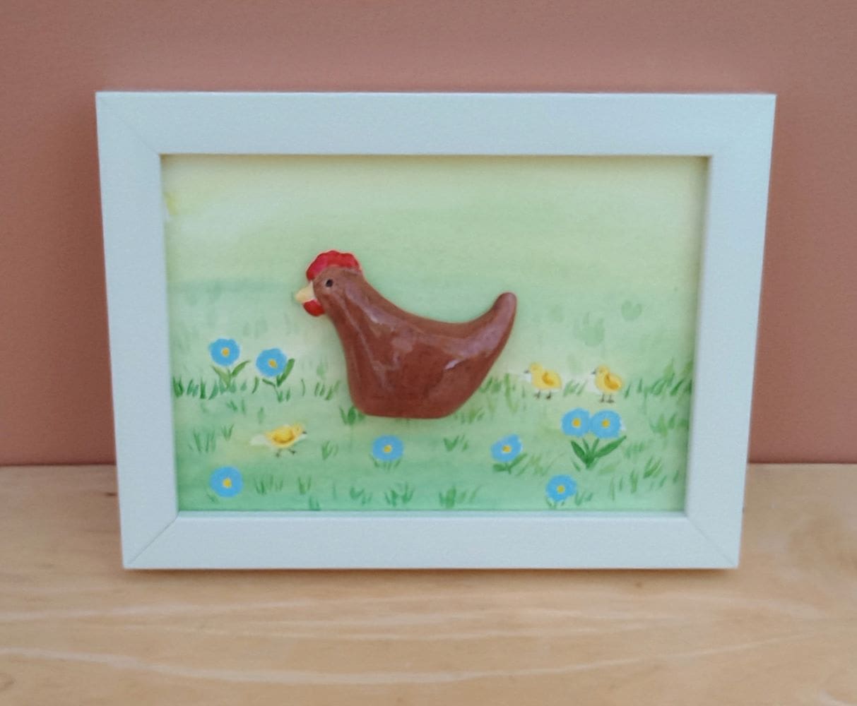 "framed-chicken-wall-decor"