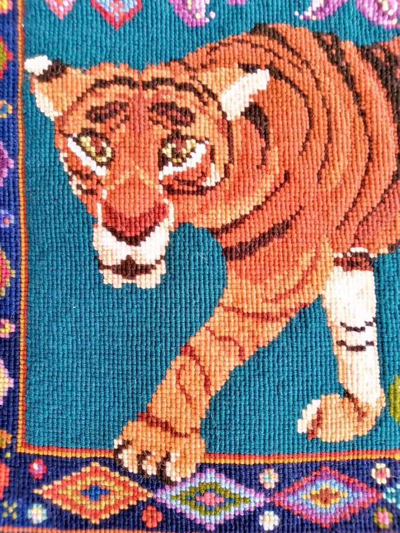 Tiger Tapestry Kit Animal Fayre Designer Tapestry Kits 4