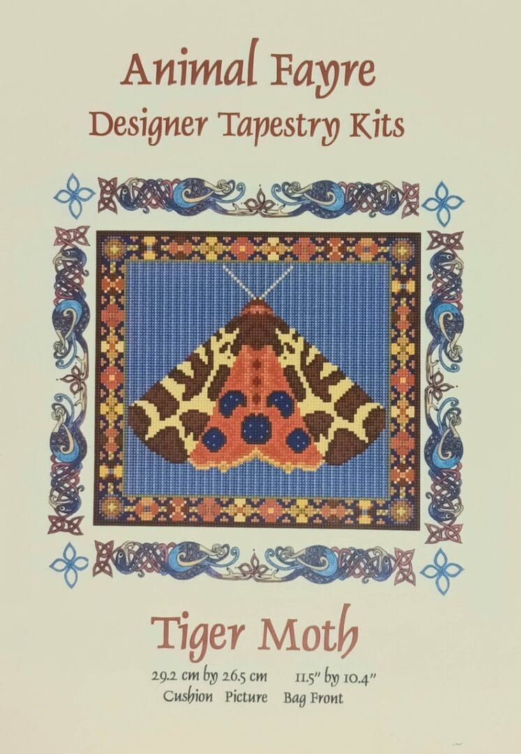 Tiger Moth Tapestry Kit Animal Fayre Designer Tapestry Kits 4