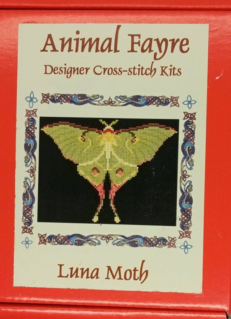 Luna Moth Tapestry Kit 3