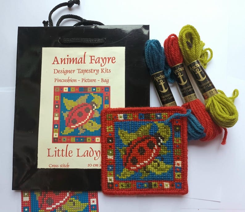 ladybird Tapestry Kit Animal Fayre Designer Tapestry Kits 8