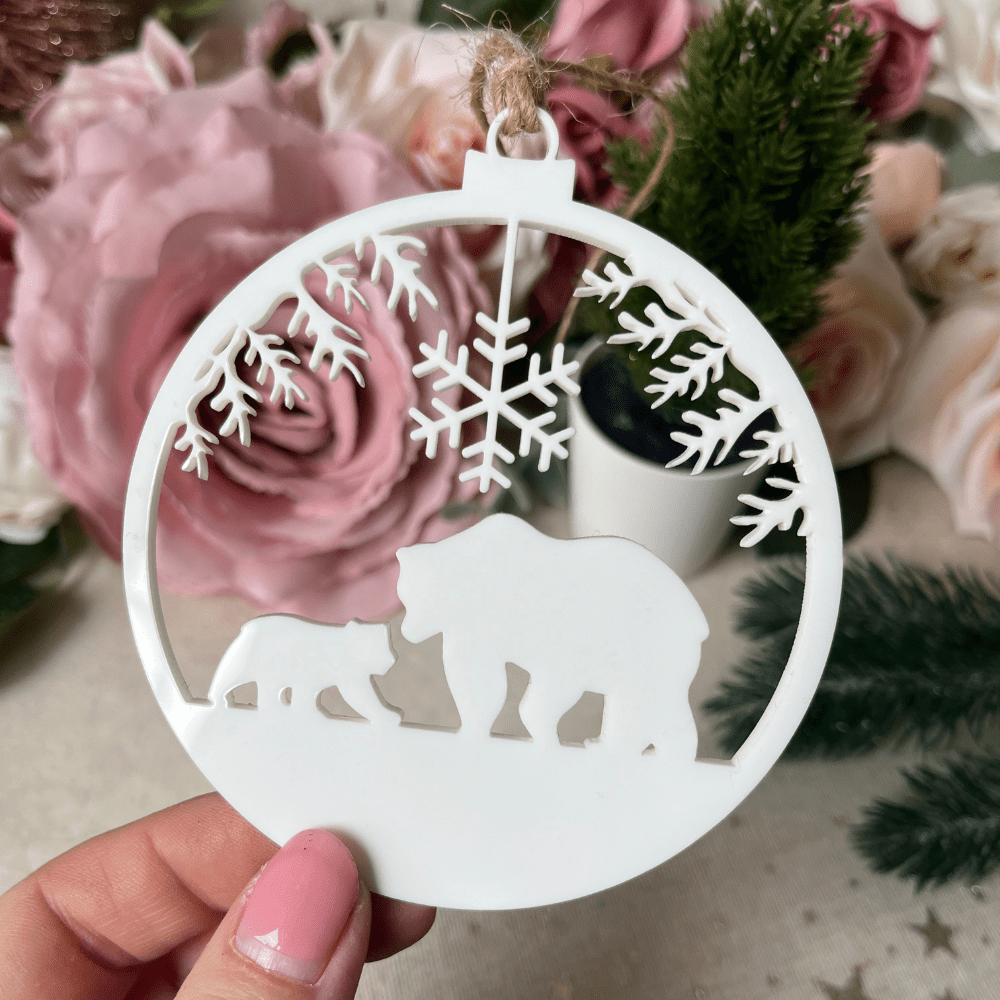 polar bear bauble