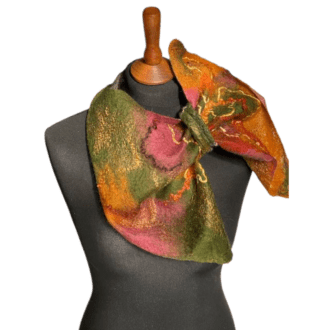 Autumn-french-scarf-handmade-wool-felt-marian-may-textile-art