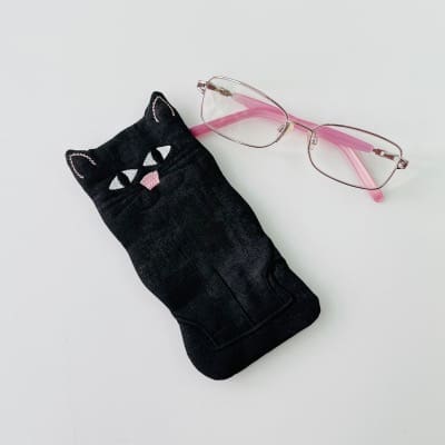 Black Cat Glasses Case