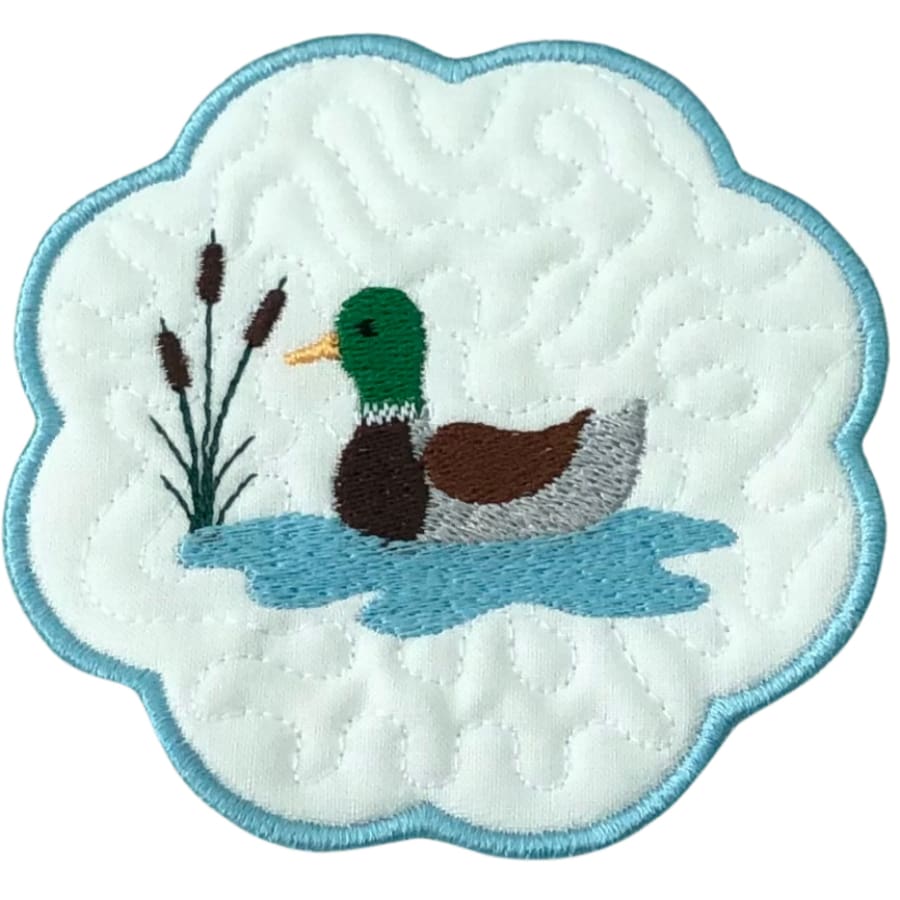 Cotton Quilted Coaster Ballons Duck