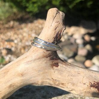 Hammered-Recycled-Silver-Stacking-Notched-Ring