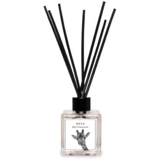 Giraffe Black Pomegrante Reed Diffuser