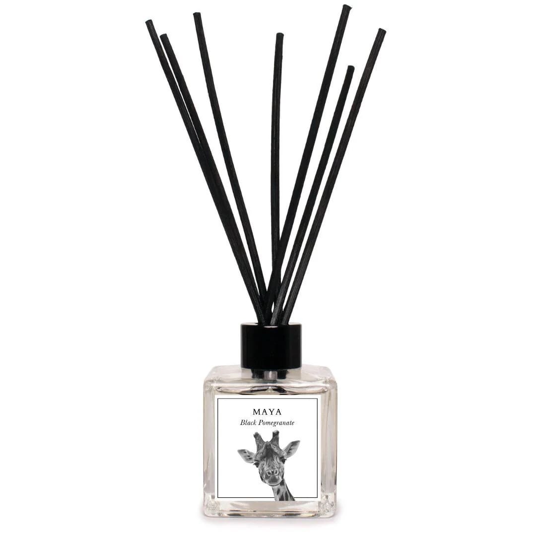 Giraffe Black Pomegrante Reed Diffuser