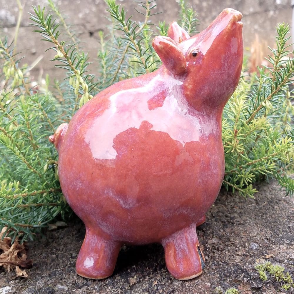 Roly Poly Ceramic Piglet