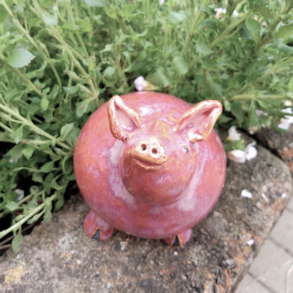 Roly Poly Ceramic Piglet