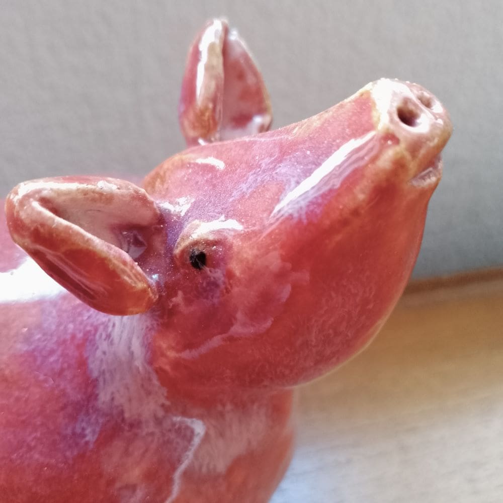 Roly Poly Ceramic Piglet