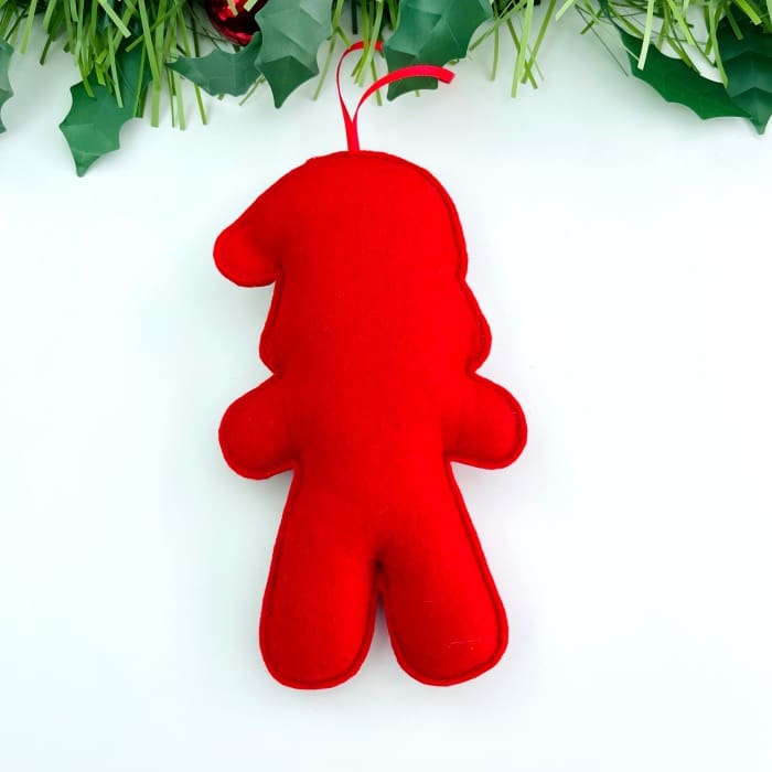 Santa Christmas Hanging Decoration Back