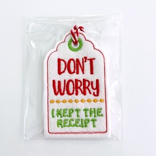 Snarky Christmas Gift Tags Labels Dont Worry