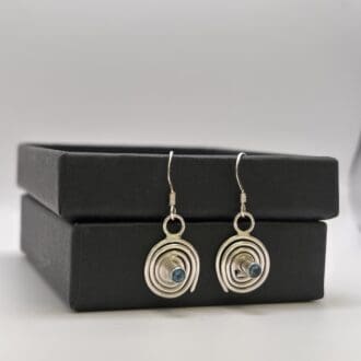 swirl earrings