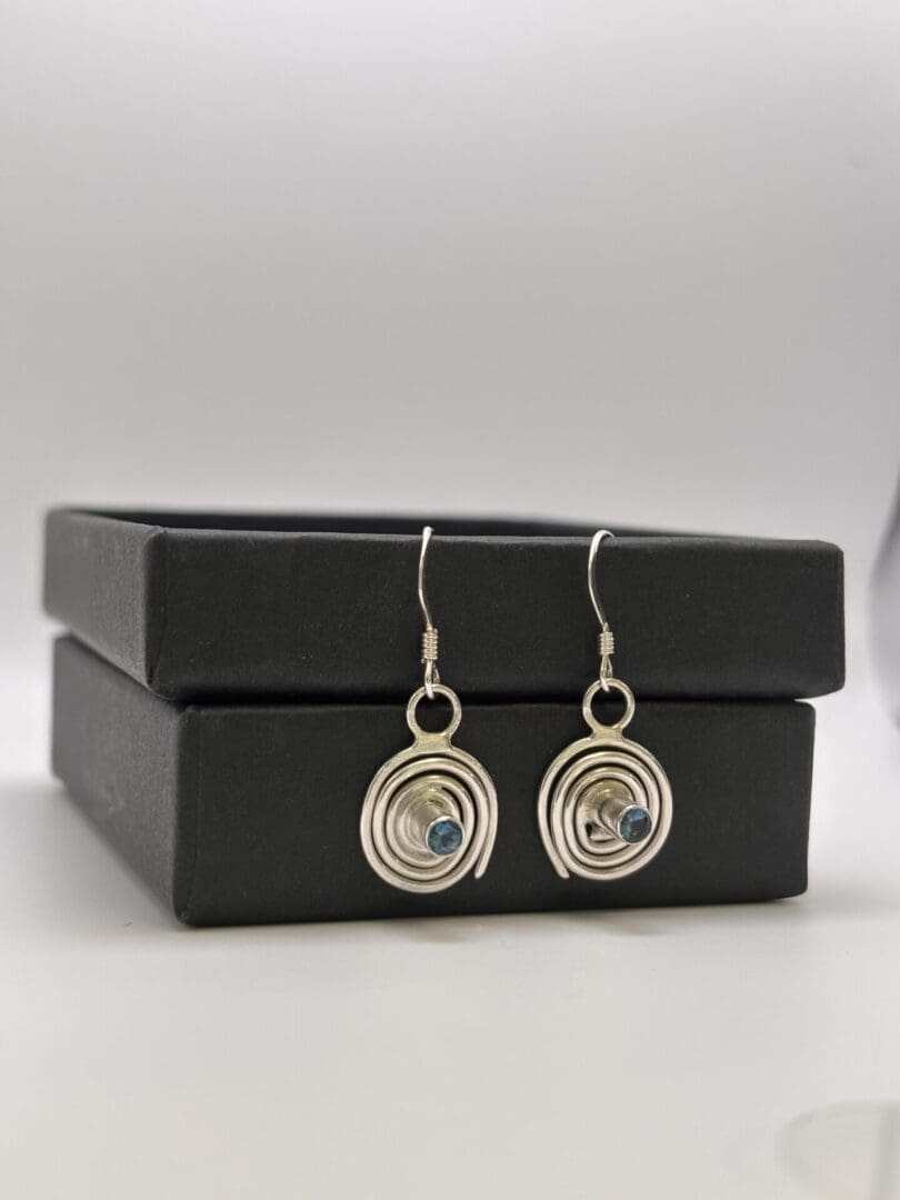 swirl earrings