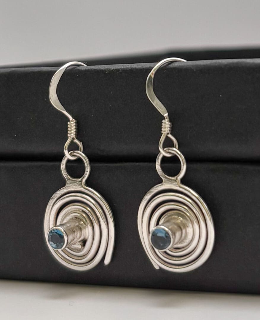 swirl earrings