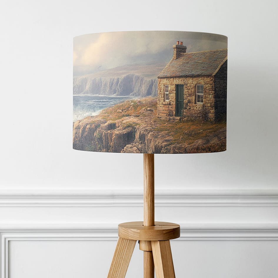 scottish isles bothy lampshade coastal lightshade scottish isles