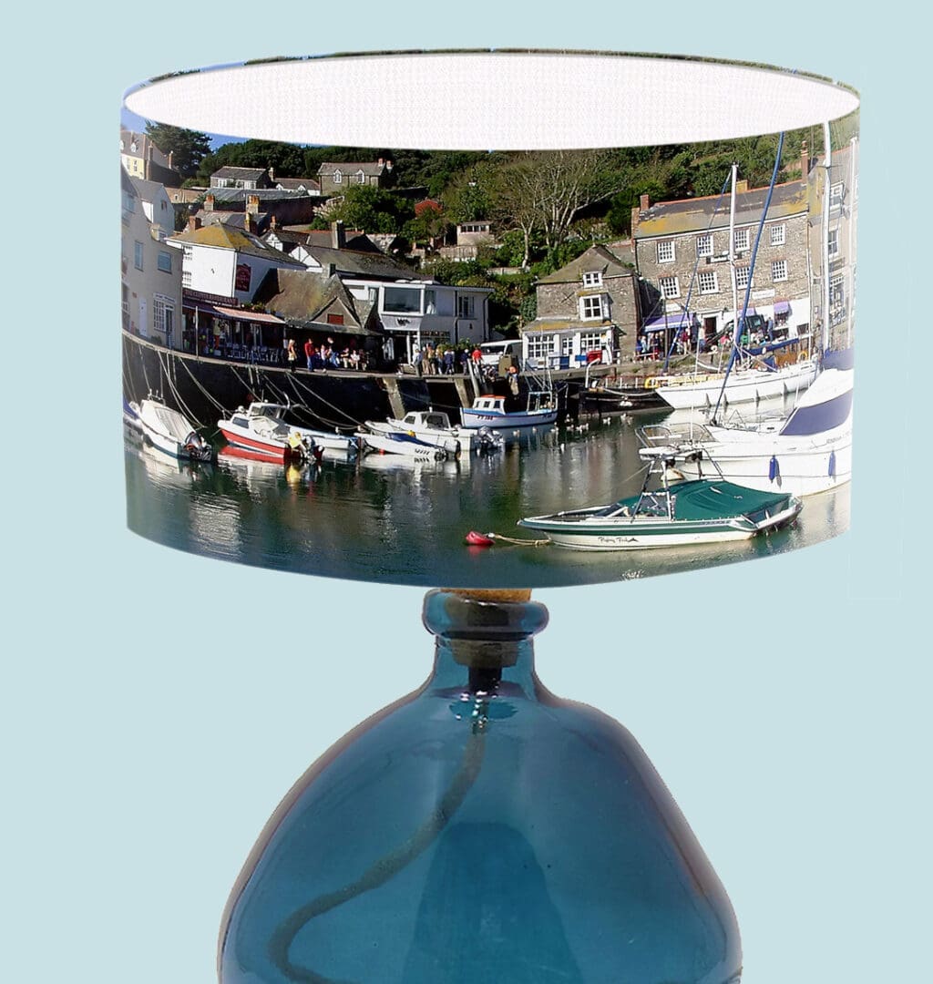 cornish lampshade padstow cornwall coastal lighting table lampshade ceiling lightshade