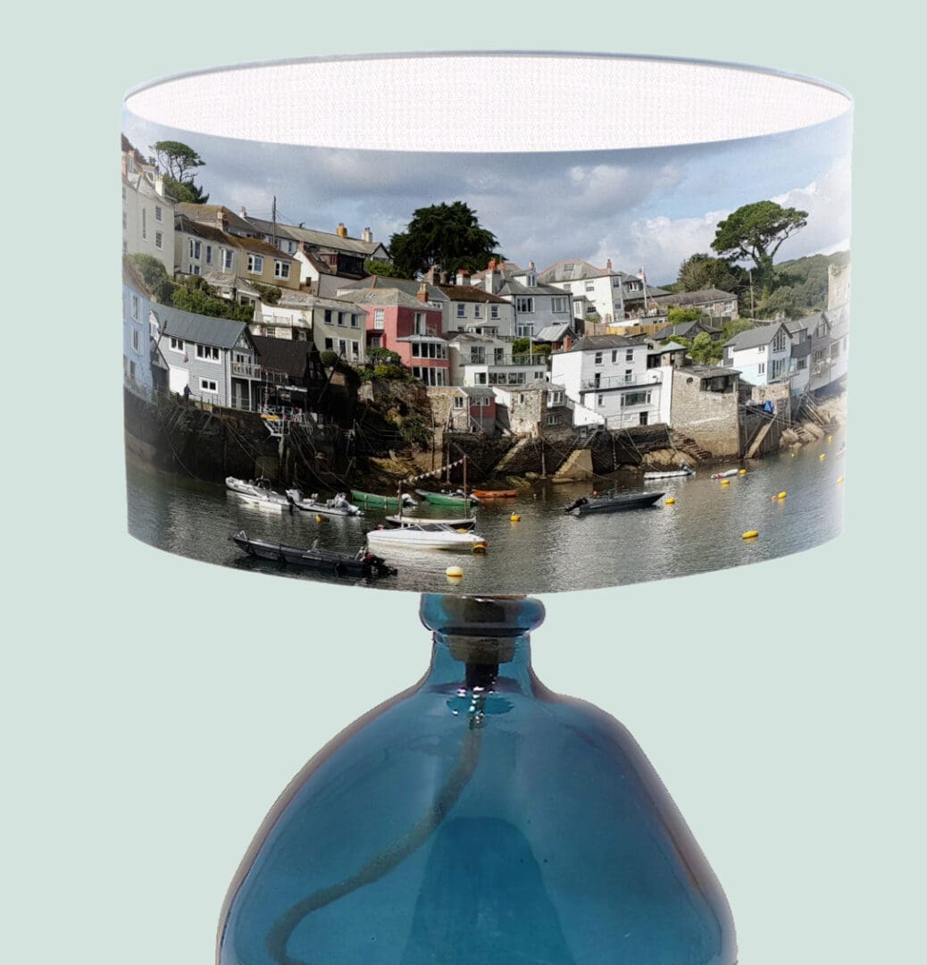 polruan cornwall lighting coastal lampshade ceiling lightshade table lampshade