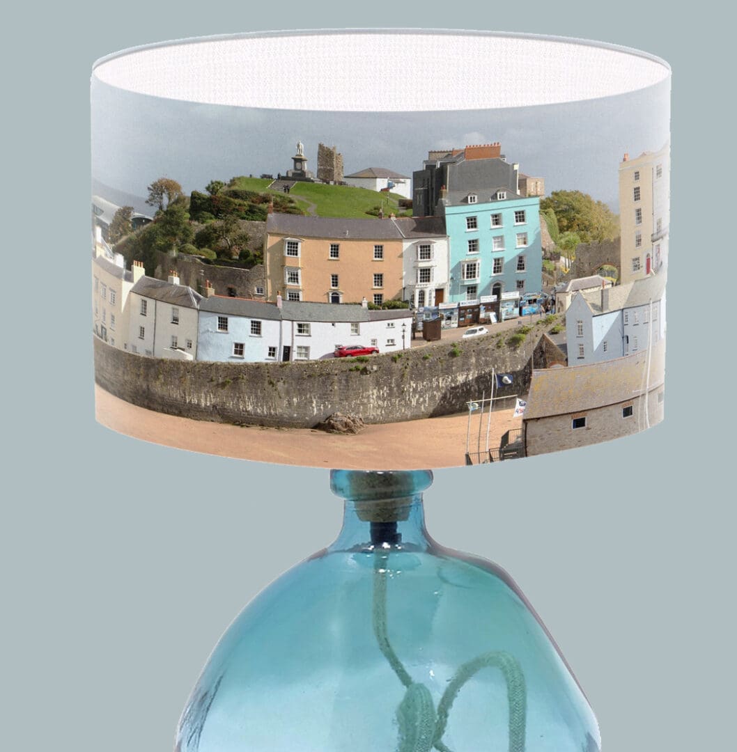 tenby wales coastal lampshade tenby harbour lightshade