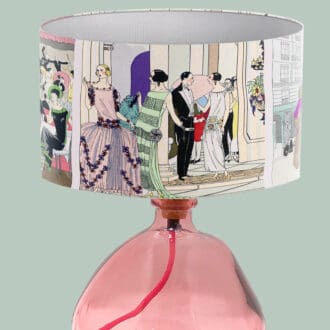 1920's 1930's art deco fashion lampshade fun colorful lightshade cool lighting