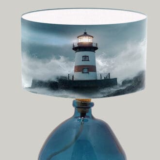 lighthouse light seaside lampshade coastal lightshade for table lamps ceiling lightshade