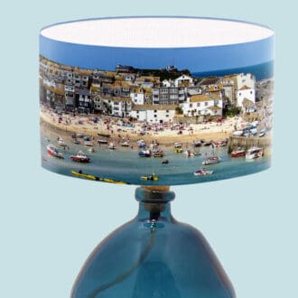 st ives scene coastal lightshade seaside lampshade for table ceiling designer lights