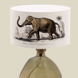 elephant print vintage lampshade with elephant table standard lampshade and ceiling lightshade