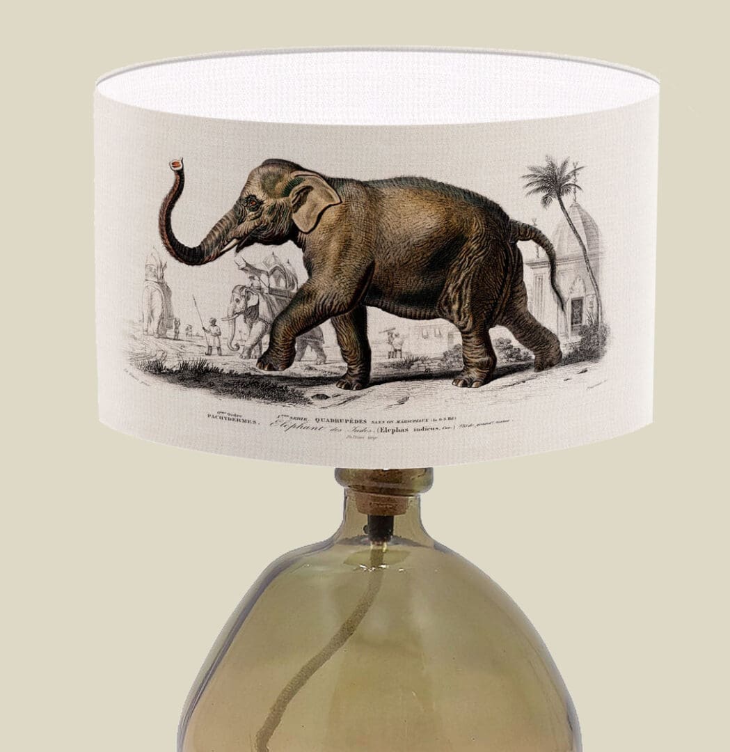 elephant print vintage lampshade with elephant table standard lampshade and ceiling lightshade