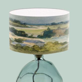 watercolor landscape painting print lampshade period art lightshade for table lamps floor lamp and ceiling light