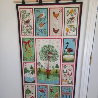 12 Days of Christmas Wall Quilt