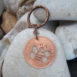 bee penny coin