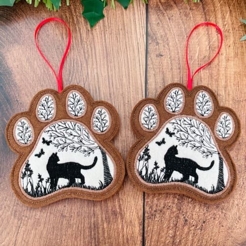 Cat Pet Paw Hanging Decoration