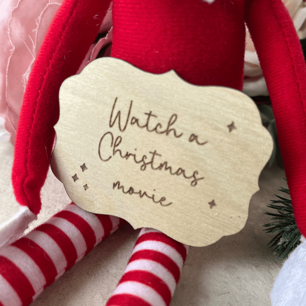 Children's activity idea messages from the elf