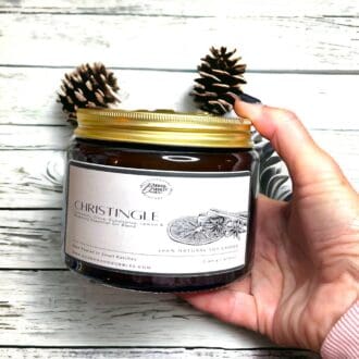 Large Festive Essential Oil Candle