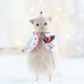 Christmas cat doll